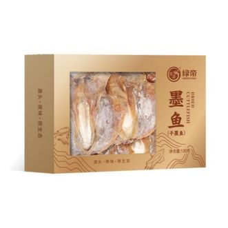 绿帝  优选入口鲜甜 墨鱼130g/盒