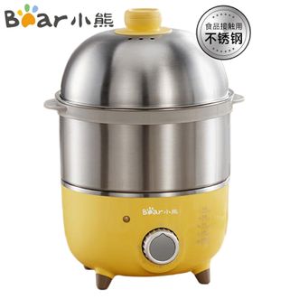 小熊/Bear  煮蛋器  家用双层定时304不锈钢蒸蛋器自动断电蒸鸡蛋羹蒸蛋器可定时高温断电保护蒸锅  ZDQ-2153