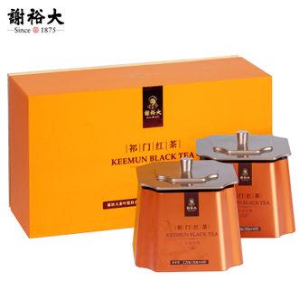 谢裕大   祁门红茶红韵600礼盒（工夫红茶）  等级：一级（工夫红茶） 规格：240克(30克*8袋)