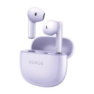 荣耀/honor  耳机 X6 蓝牙耳机 通话降噪 蓝牙5.3 40h续航 紫色 通用(华为手机苹果耳机 SE2 4E Pro3 耳夹 )