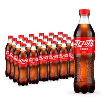 可口可乐  可乐汽水瓶装整箱装500ml汽水碳酸饮料饮品 24瓶