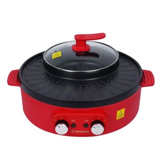 西屋/Westinghouse  多功能涮烤一体锅不粘烤盘分区控温一机多用WSC-A334