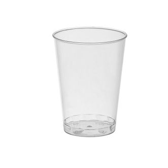 拜杰-家用厨房一次性加厚航空杯直筒杯透明水杯硬塑料杯-【200ml*50只装】