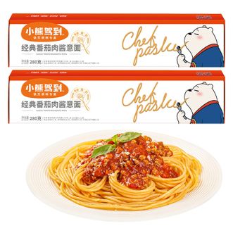 小熊驾到  番茄肉酱意大利面2盒装