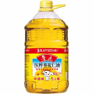 鲁花  炒菜油点高葵花仁油6.18L/桶 包装随机发