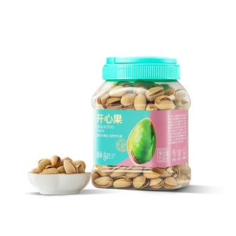 鲜记/xianjee  开心果328g罐装休闲零食好味道清甜微咸