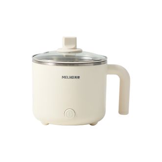 美菱/MELNG  多功能电煮锅 1.2L电火锅 学生宿舍涮锅 米白色 MT-LC1501