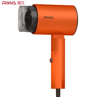 雷瓦（RIWA）  折叠电吹风 护发大功率恒温速干吹风机 多效呵护干发高速大风量吹风筒RC-7855橙色