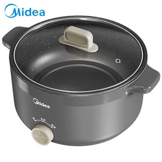 美的（Midea）电火锅 家用多功能电炒锅电煮锅电热锅 3L MC-HGE2520