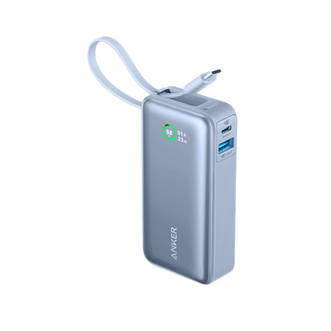 安克/Anker  迷你充电宝自带线10000毫安时30W双向快充大容量超薄便携适用华为苹果iPhone16/15小米等A1259