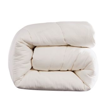 洁丽雅/Grace  丝柔水洗被4斤装  200*230cm 柔软舒适亲肤吸汗透气双人冬季被子