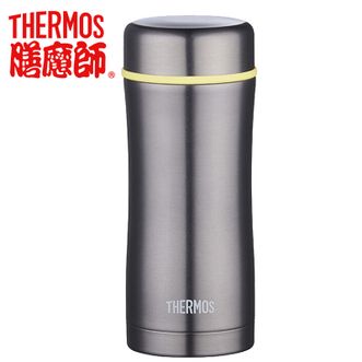 膳魔师（THERMOS）  不锈钢泡茶杯保温杯380ml容量商务品质办公精致茶漏TCCG400CGY灰色