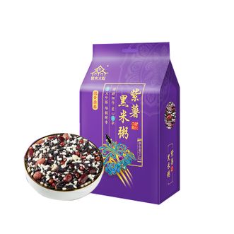 柴火大院  紫薯黑米粥2斤五谷杂粮营养早餐原材料