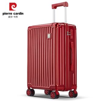 皮尔卡丹/Pierre Cardin  26英寸行李箱结婚陪嫁多功能旅行箱密码拉杆箱新娘嫁妆箱 【顺丰配送】