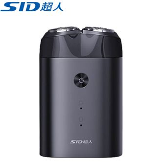 超人/SID  剃须刀全身防水旋转式双刀头电动刮胡刀RS218
