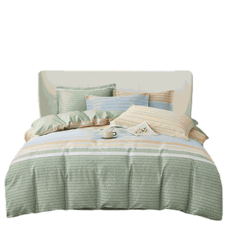 唐纳家纺  100棉床单被套枕套床品套件床上用品全棉四件套-摩卡人生 TN-KT24047