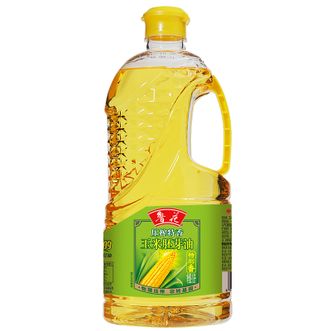 鲁花  物理压榨特香玉米油胚芽油1.6L 非转基因 食用油