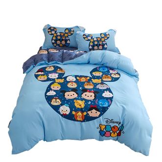 迪士尼（Disney）  小熊维尼 玩具总动员 冰雪奇缘 苏菲亚 米奇米妮 蜘蛛侠 美国队长 纯棉床品 四件套 床单被套枕套 宿舍家用