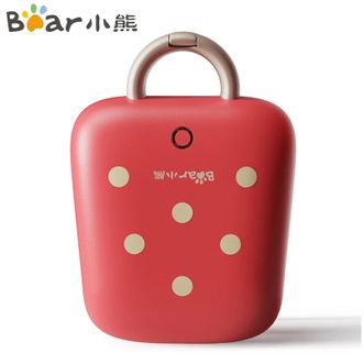 小熊/Bear  三明治机  早餐机双面加热自动封边不粘烤面包片烤土司面包机 红色小草莓   SMZ-B05N1