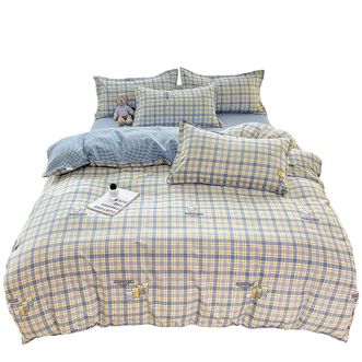 宜恋  植物羊绒四件套四季保暖亲肤不静电床品200*230cm  好朋友/AJF