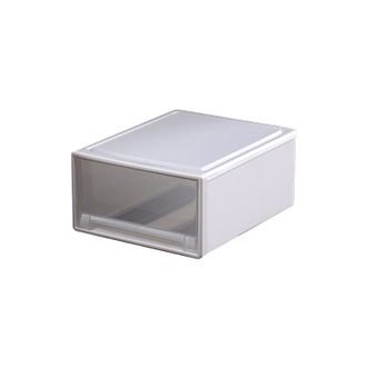星优(XINGYOU)  收纳盒抽屉式塑料家用衣服透明衣柜收纳箱衣物储物盒【透明 13L】