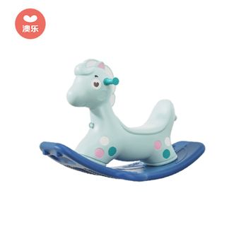 澳乐AOLE  儿童木马摇摇马玩具 小木马多功能摇马