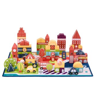 babycare  城市场景积木 生日礼物 3-6岁儿童启蒙益智拼装玩具-摩登城市 BC2003385