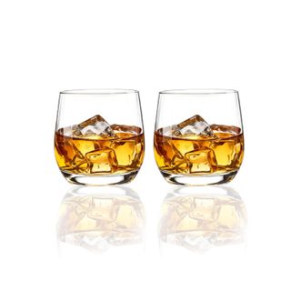 LUCARIS  水晶玻璃杯  动感香港系列370ml*2只  威士忌杯水杯酒杯杯具