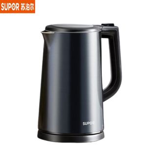 苏泊尔（SUPOR）  电水壶SW-17J17L 热水壶1.7L大容量全钢无缝双层防烫大功率电热水壶316L不锈钢烧水壶