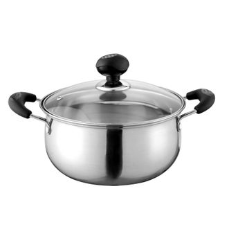 爱仕达/ASD  不锈钢汤锅奶锅炖锅煮面锅20cm燃气电磁炉通用WG1720