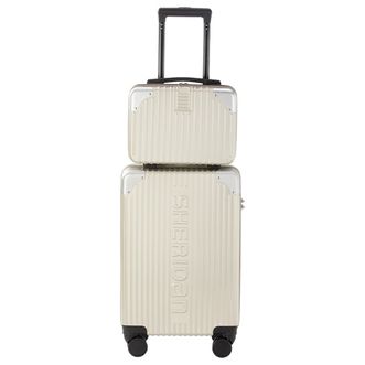 SHERIDan  旅行箱包子母箱20英寸+13英寸米白色子母箱SHX-2303