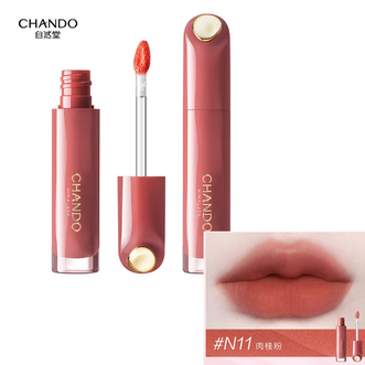 自然堂/Chando  轻纱柔雾唇釉#N11肉桂粉2.4mL唇彩