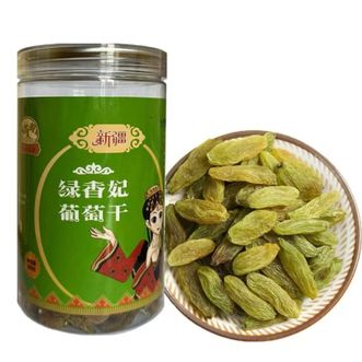 天山公主  绿香妃葡萄干388g/罐颗粒葡萄干无核香甜皮薄新疆特产