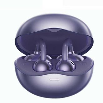 REMAX  耳夹耳机 不入耳开放式无线蓝牙耳机骨传导概念运动跑步通话降噪通用 紫色