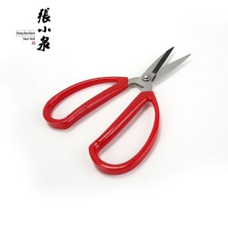 张小泉 剪刀不锈钢家用剪子小剪刀手工剪纸剪线头办公剪中号17.4cm不锈钢剪