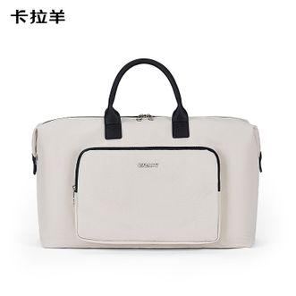 卡拉羊  旅行包CX3006燕麦灰收纳包时尚休闲健身包