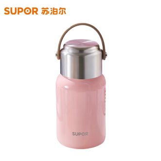 苏泊尔（SUPOR）  随享保温杯700mL 高颜值户外杯子316L不锈钢大容量水杯保温杯学生上班族便携 棉云粉