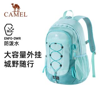 骆驼/Camel  30L户外登山包大容量旅行旅游背包徒步爬山男女士双肩包学生书包 574C686627天青蓝