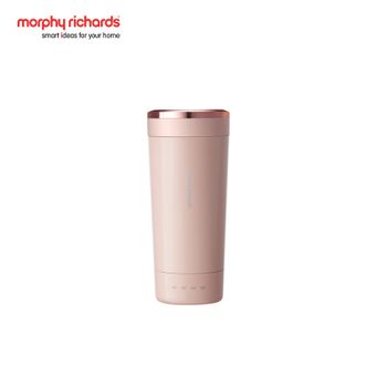 摩飞 /Morphy Richards  MR6060  便携式烧水壶保温电热水杯小型旅行加热杯316不锈钢随行水杯 淡雅粉