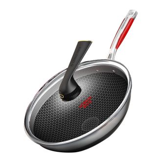 康巴赫  第五代蜂窝炒锅-套装32cm