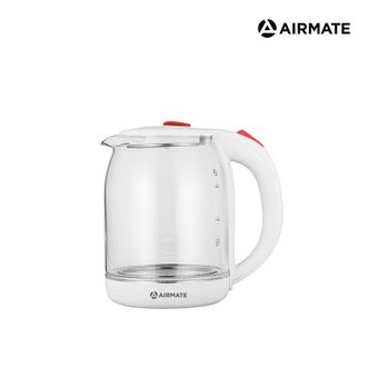 艾美特/Airmate  电水壶 1.8L高硼硅玻璃 烧水壶 热水壶 家用电热水壶 一键烧水 自动断电 CS1815B