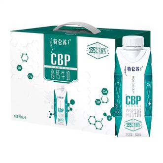 蒙牛  特仑苏高钙牛奶全脂调制乳利乐梦幻盖250ml×10包