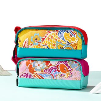 故宫文具  瑞兽呈祥系列 文具收纳盒-龙款或凤款一件 多功能大容量国潮学习文具