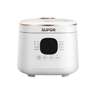 苏泊尔（SUPOR）  电饭煲 不锈钢内胆1-3人家用智能多功能无涂层电饭锅纯白2L SF20FC945A