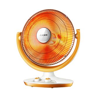 艾美特/Airmate  取暖器/小太阳/电暖器/鸟笼电暖气/电暖扇 家用多角度调节定时摇头电热扇远红外烤火炉 HF12081T-W