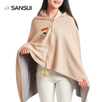 山水/Sansui  便携式移动电源披肩暖身毯150*80cm（含充电宝）SDN-2099