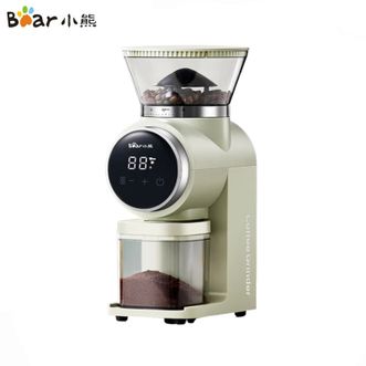 小熊/Bear  咖啡机磨豆机MDJ-F01W1 电动磨豆机器咖啡豆研磨机小型美式意式防飞粉自动磨粉机