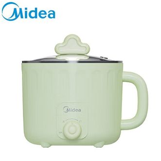 美的/Midea  电煮锅1.6L双层隔热锅身食品级不粘涂层旋钮操作多功能小煮锅MC-DY16E06