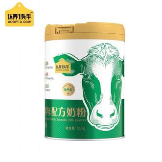 认养一头牛  益生菌富硒  老年奶粉 750g罐