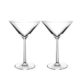 LUCARIS  鸡尾酒杯  上海精髓马蒂尼230ml*2只  水晶玻璃酒杯酒吧酒具高脚杯